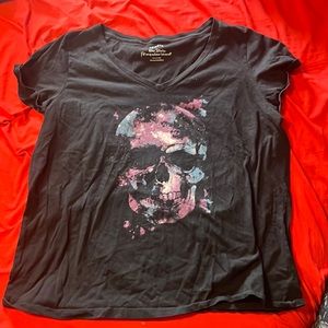 Torrid skull galaxy shirt Harley worn 3x